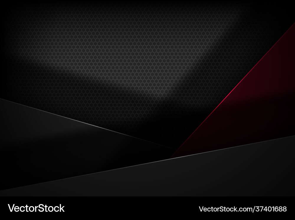Black abstract background with overlapping Black abstract background with overlapping Vector Image