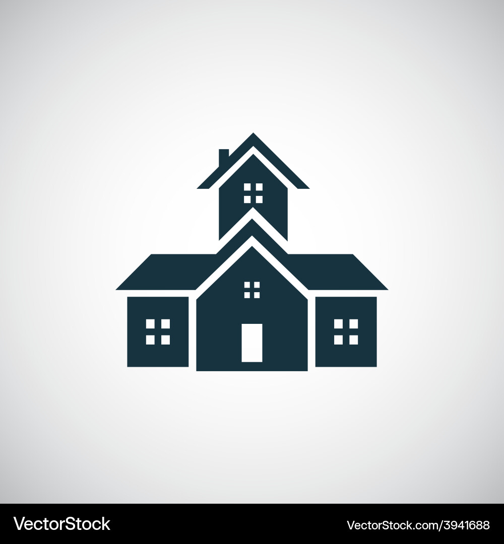 Building icon vector image