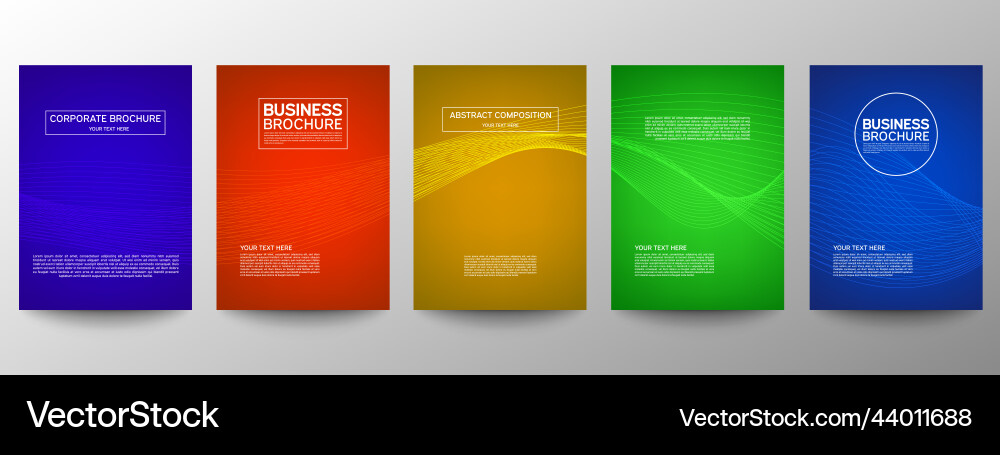 Cover geometric minimal set abstract line pattern Cover geometric minimal set abstract line pattern vector image