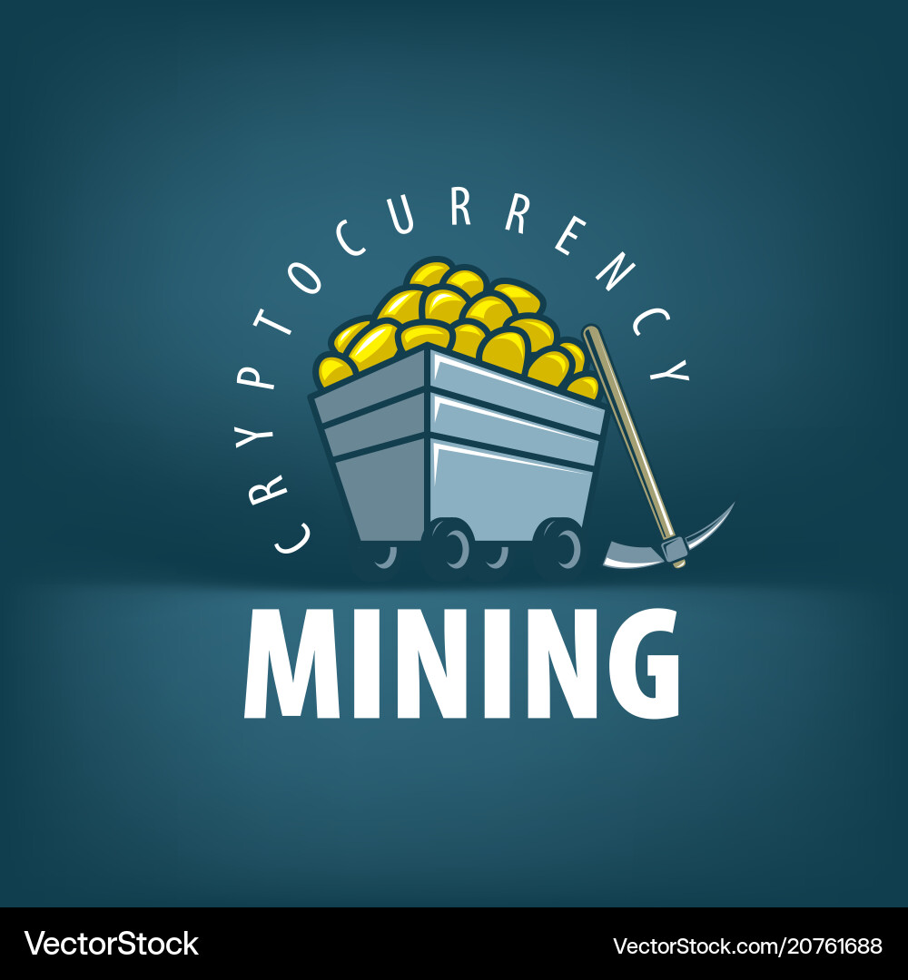 Digital currency mining Digital currency mining Vector Image