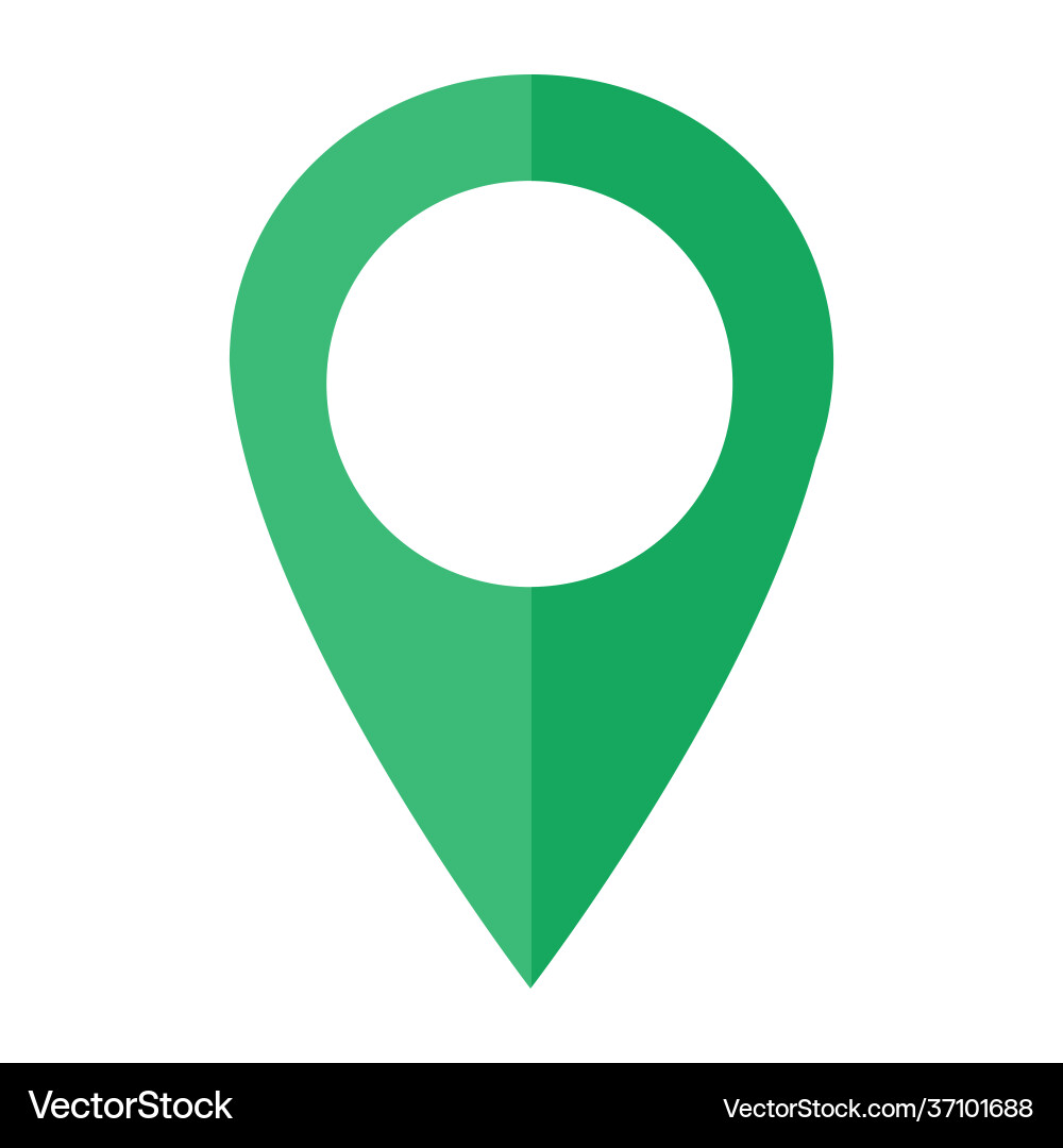 Location icon map pointer symbol isolated vector image