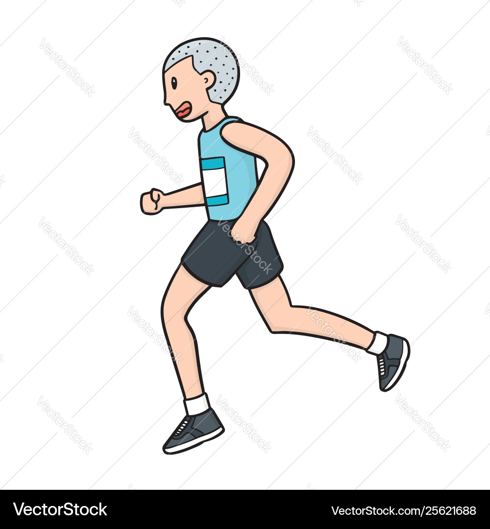 Man running Man running vector image