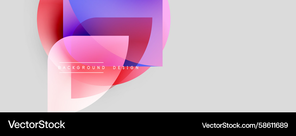 Abstract geometric shapes overlap creating Abstract geometric shapes overlap creating Vector Image