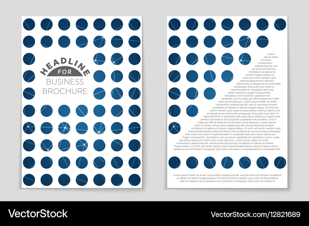 Abstract layout background set for art vector image