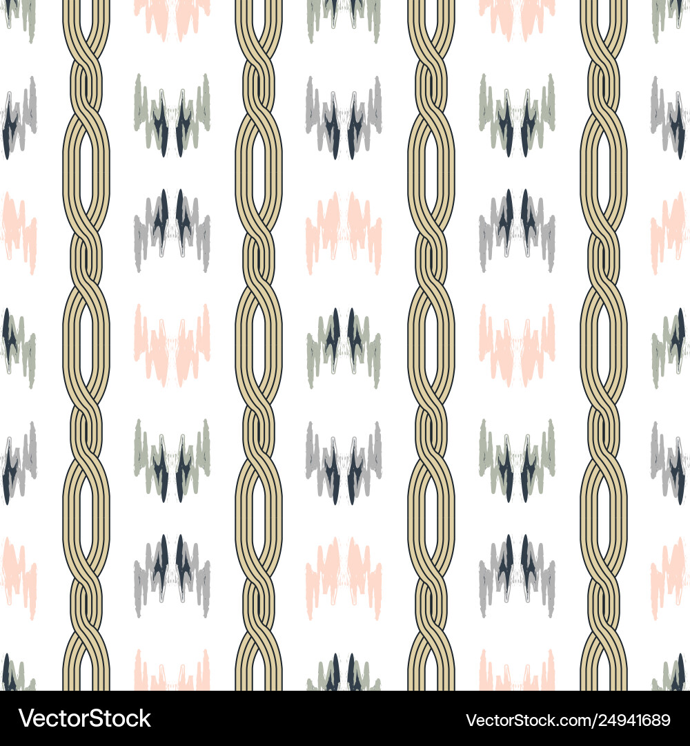 Abstract pattern with gold chains Abstract pattern with gold chains vector image
