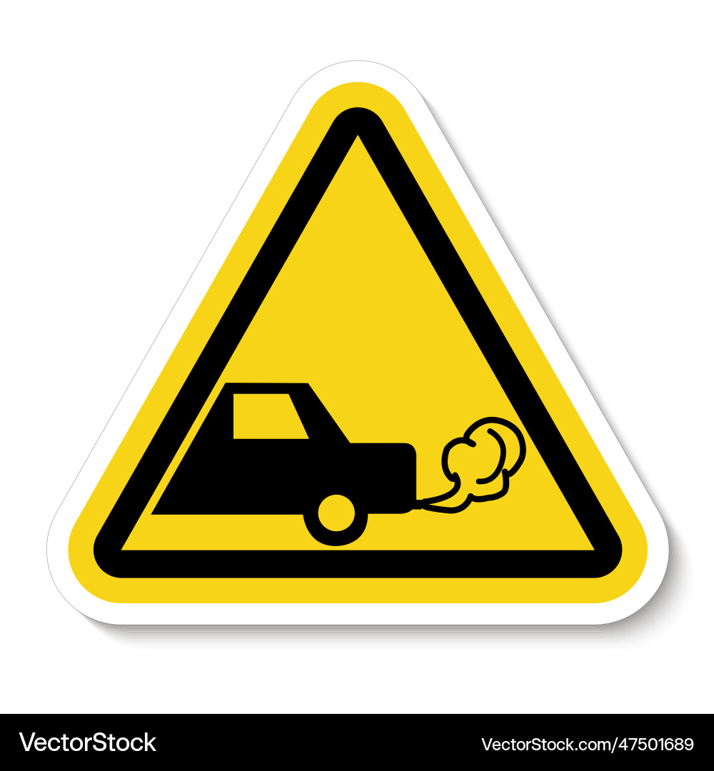 Do not switch on engine symbol Vector Image