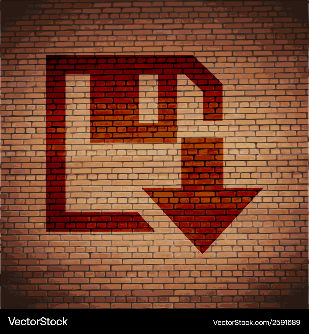 Floppy disk download flat modern web button Vector Image
