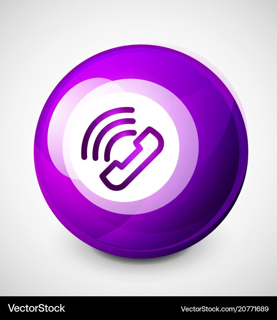 Phone support web button vector image