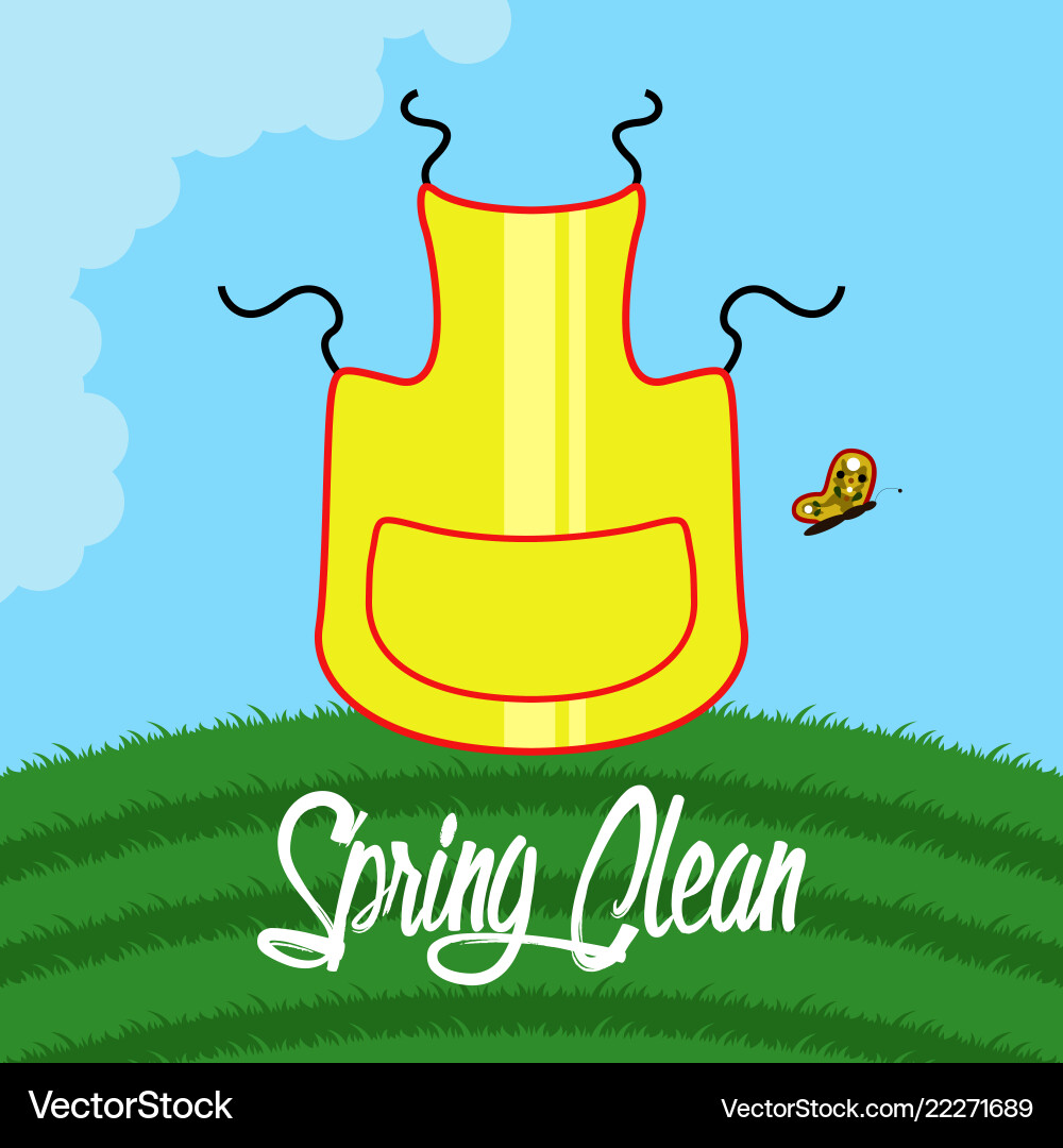 Spring clean concept image Vector Image