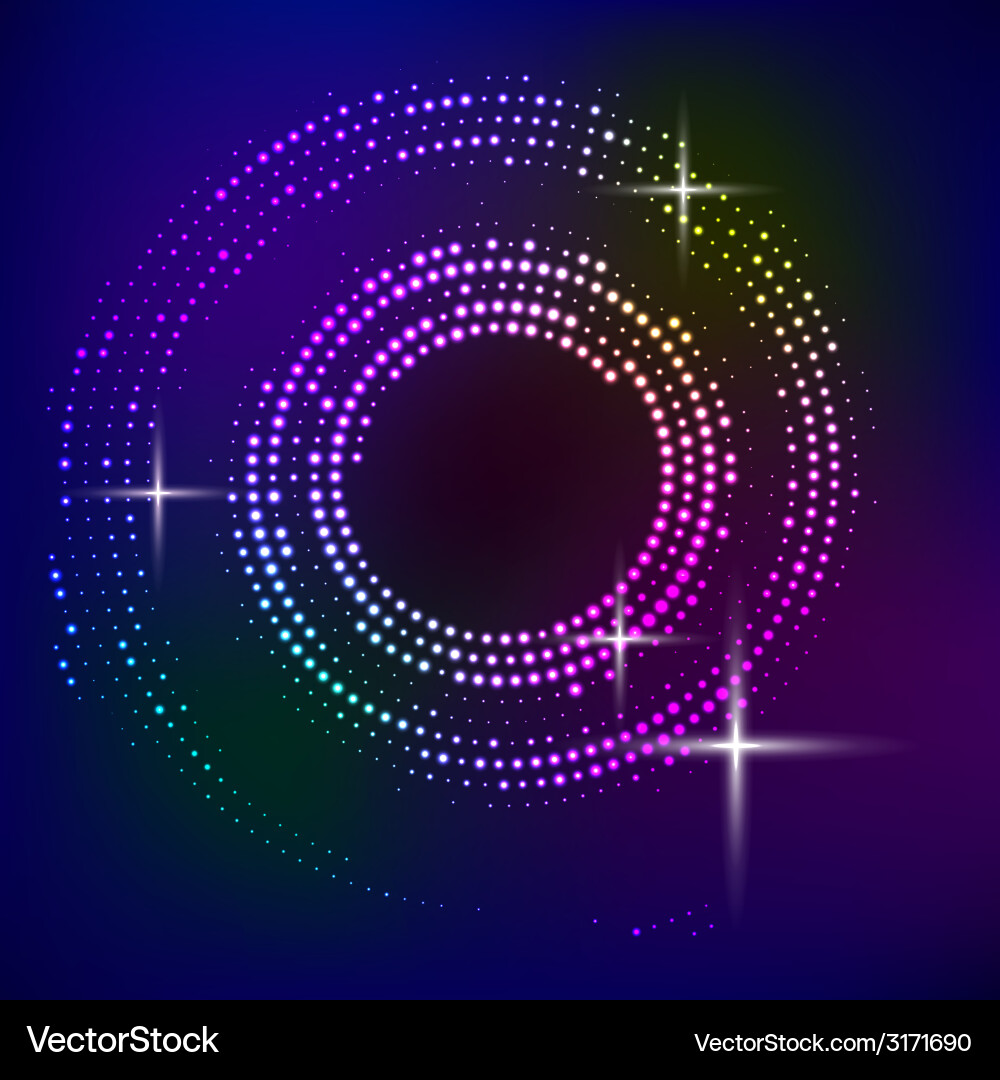 Abstract background with circles vector image