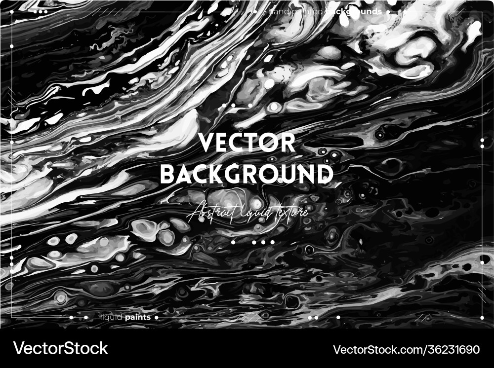 Abstract Fluid Art Texture Vector Image