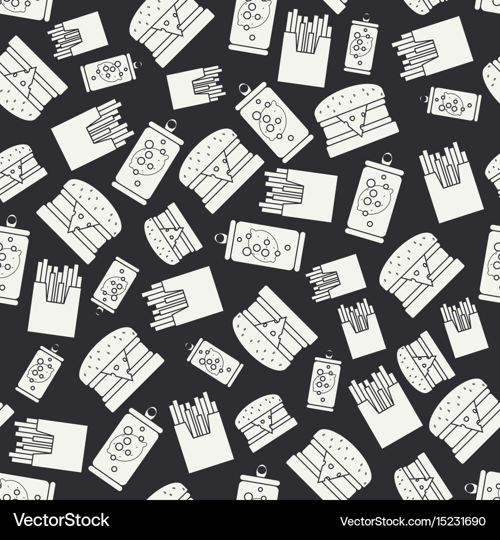 Abstract seamless background pattern in hipster vector image