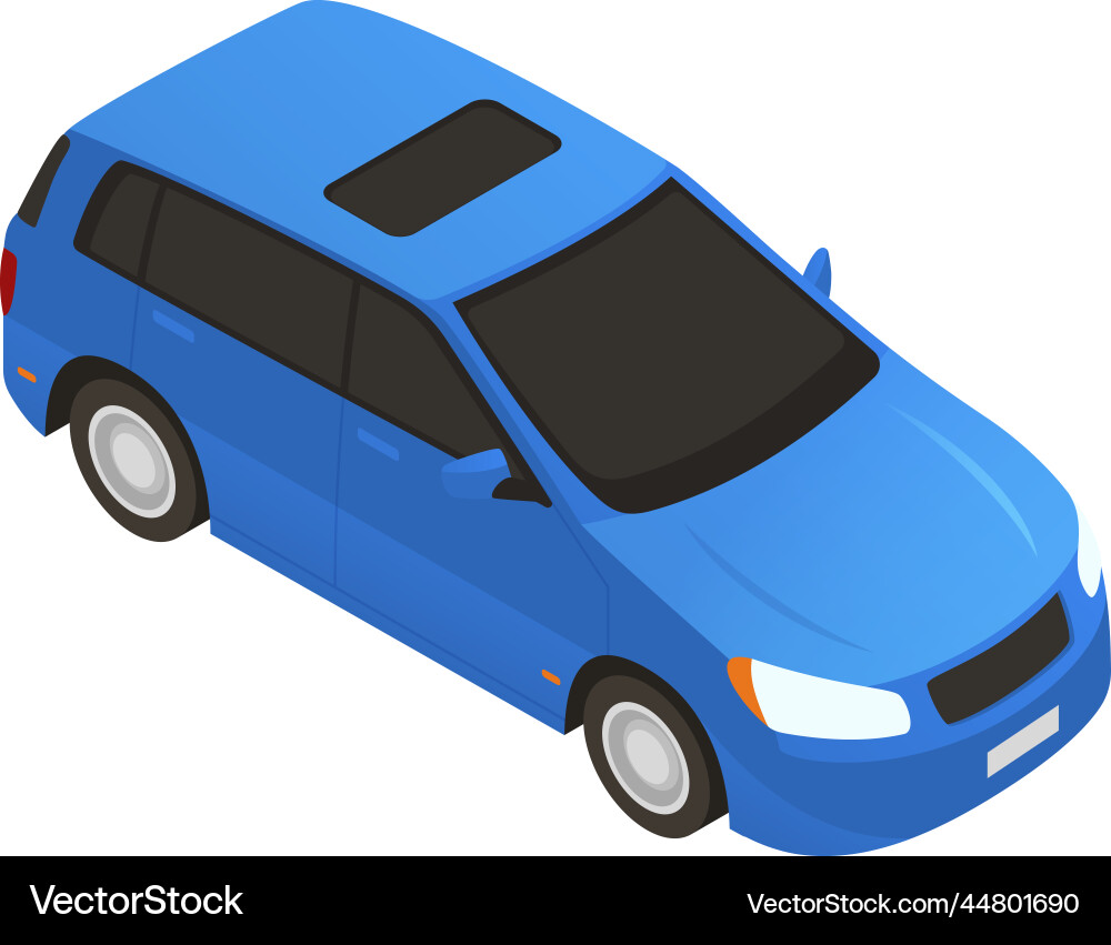 Car isometric icon Car isometric icon vector image