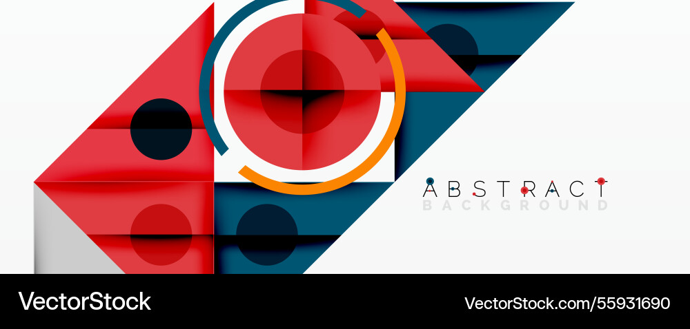 Geometric abstract design with layered triangles Geometric abstract design with layered triangles Vector Image