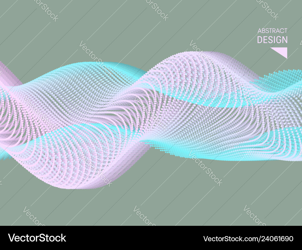 Wavy Hintergrund-Array dynamische Partikel Bewegung Wavy Hintergrund-Array dynamische Partikel Bewegung vektorbild