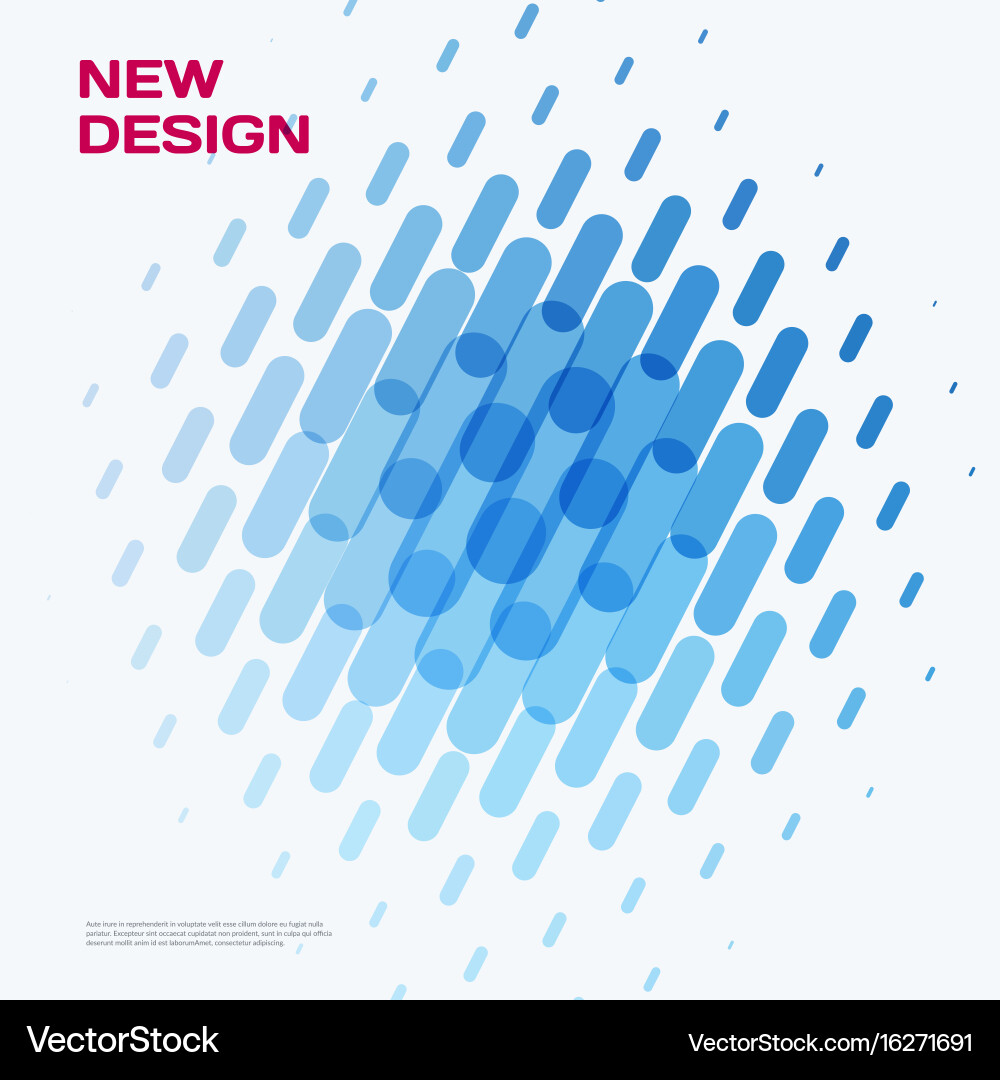 Abstract design elements for graphic layout vector image