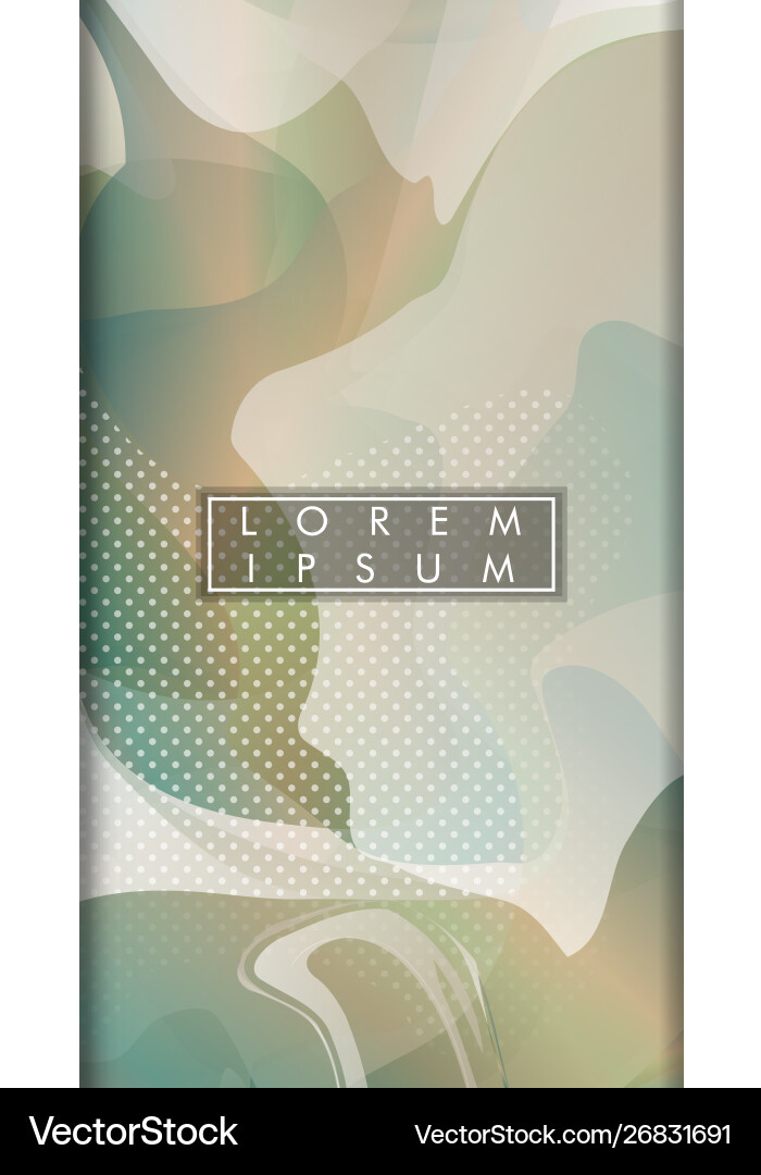 Abstract liquid pattern as background portrait Vector Image