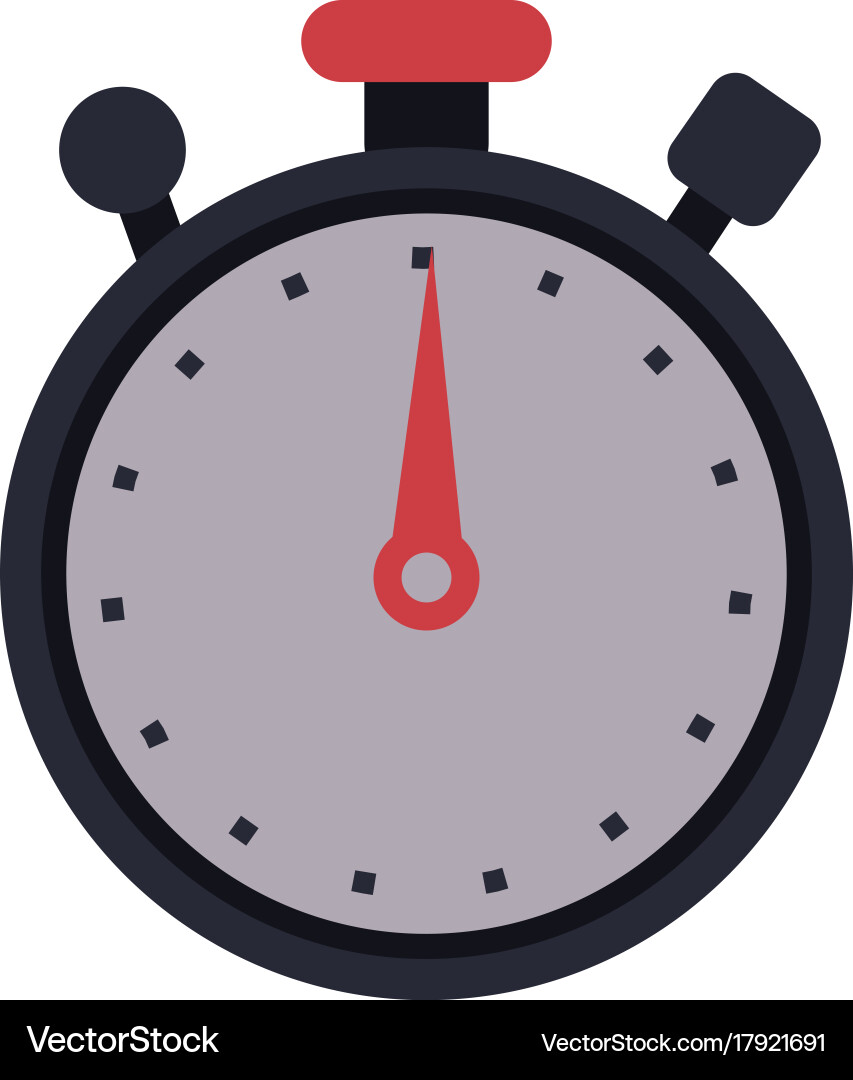 Analog chronometer icon image vector image