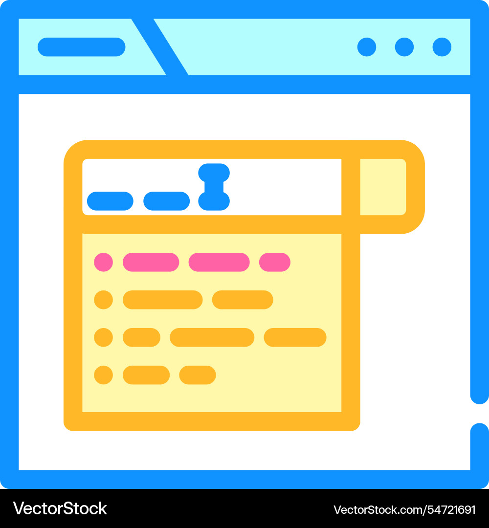 Autocomplete natürliche Sprache Verarbeitung nlp Farbe Autocomplete natürliche Sprache Verarbeitung nlp Farbe vektorbild