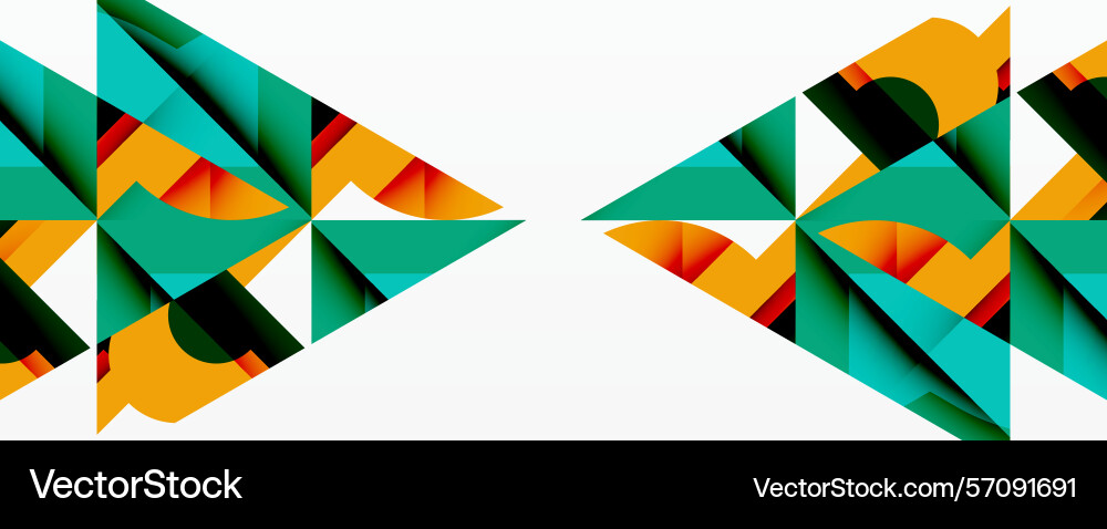 Geometric patterns repeat creating symmetrical Geometric patterns repeat creating symmetrical vector image