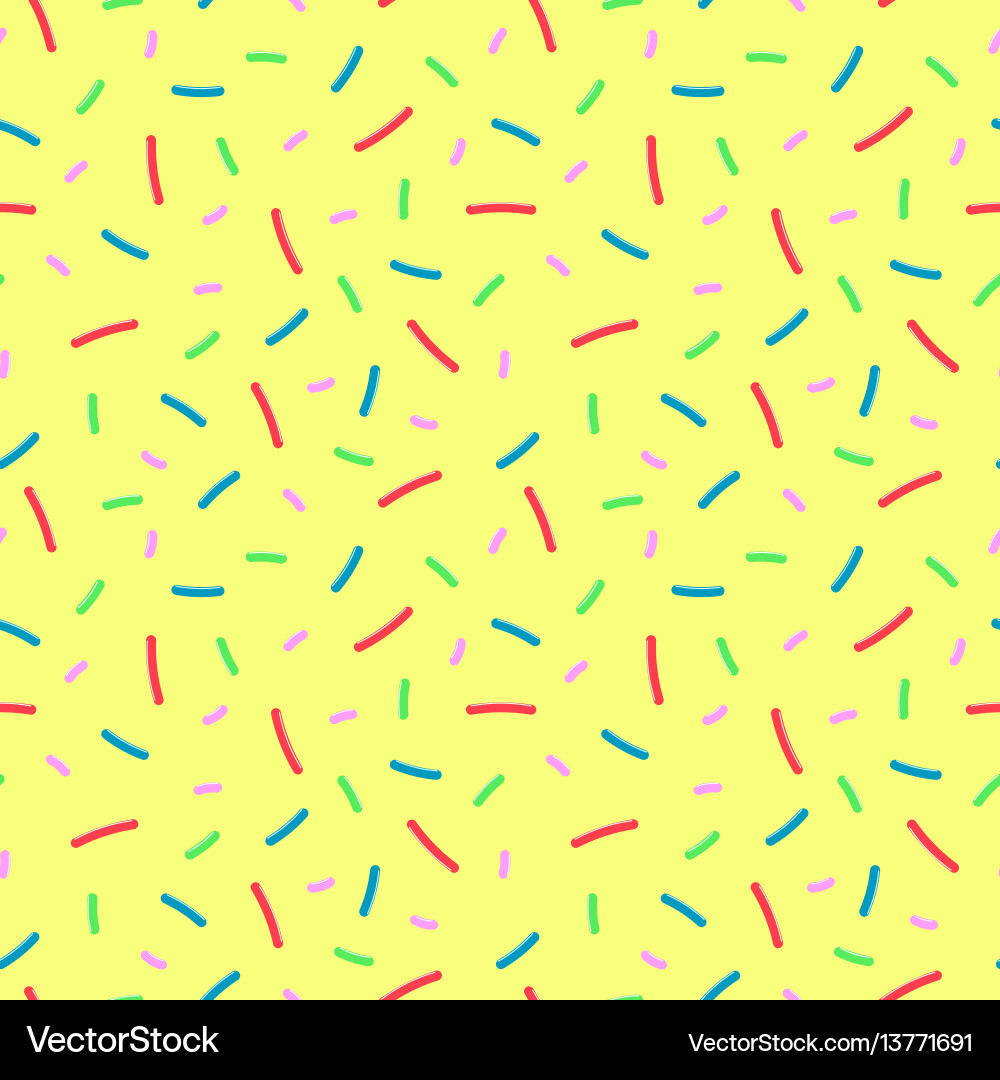 Retro Memphis Pattern Vector Image