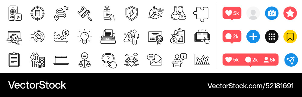 Technical documentation new mail and journey line Technical documentation new mail and journey line vector image