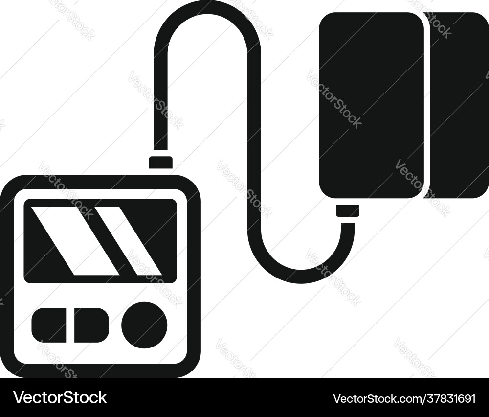Tensiometer icon simple style Tensiometer icon simple style vector image