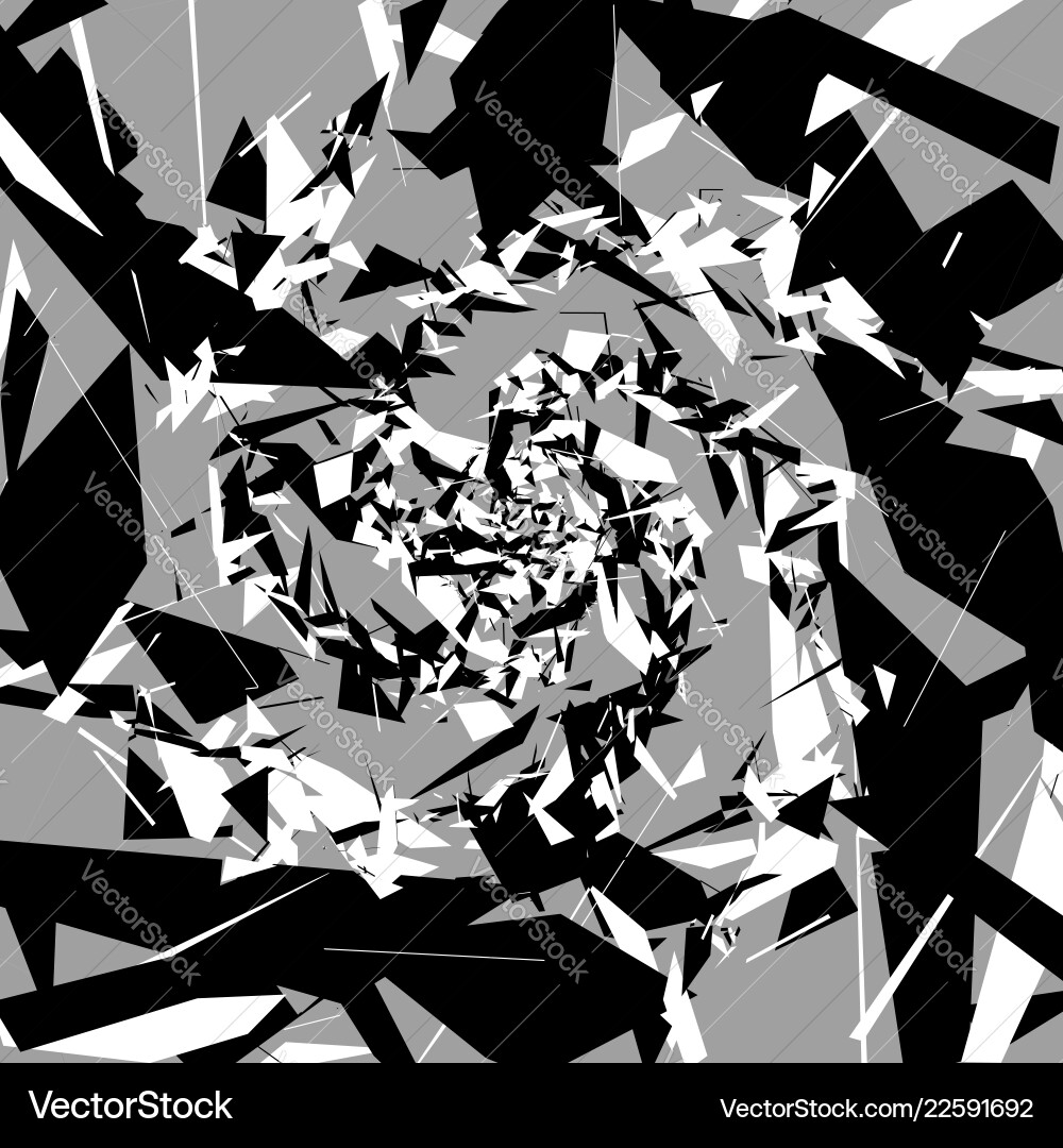 Abstract art with random chaotic shapes artistic Vector Image