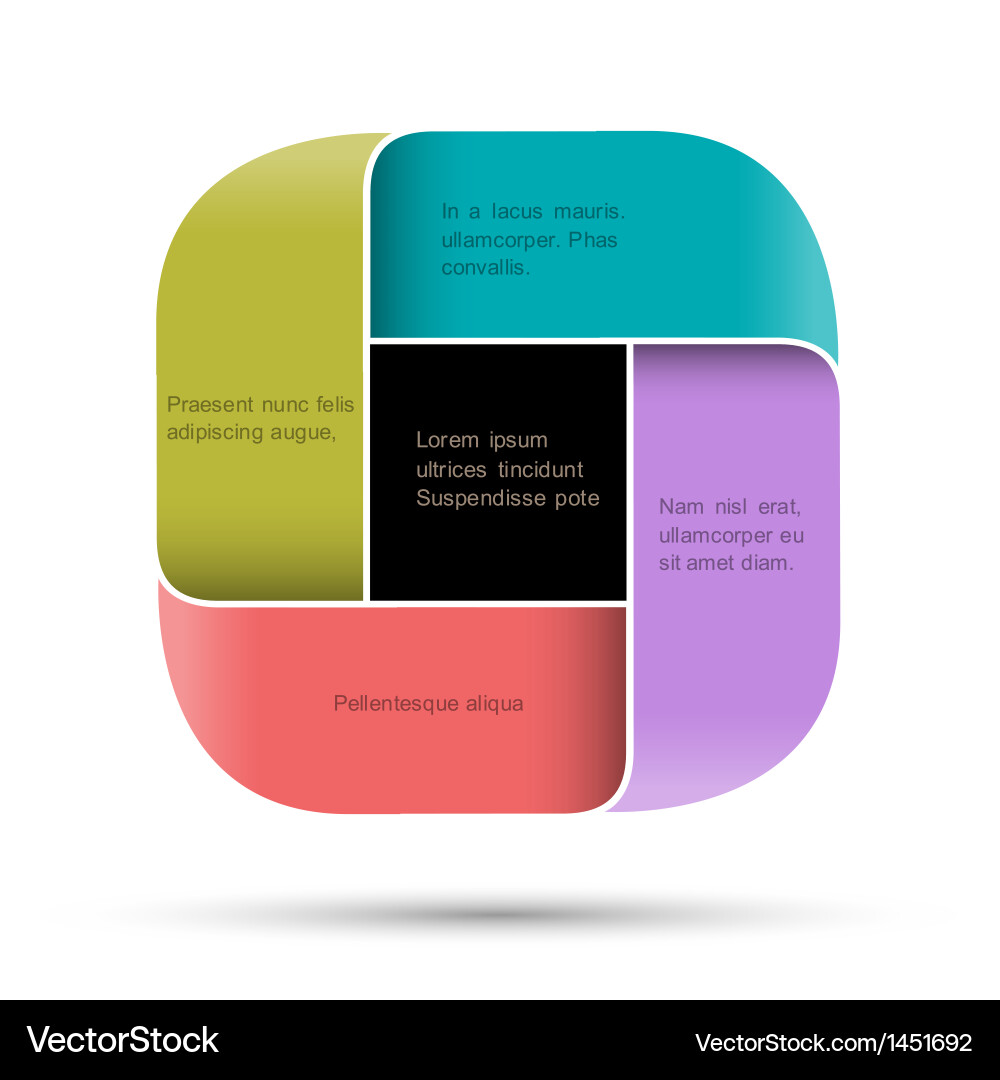 Abstract design minimalistic style vector image