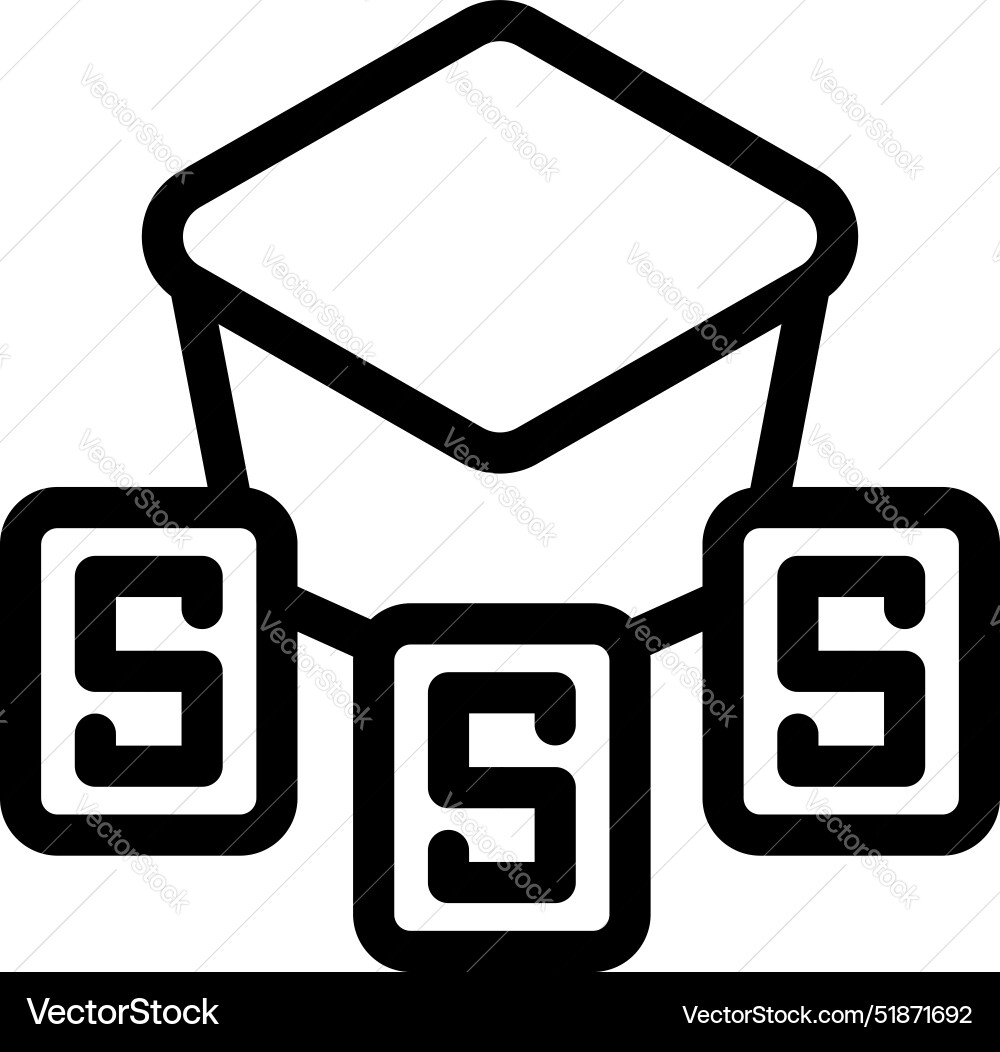 Blockchain network connecting multiple devices Blockchain network connecting multiple devices vector image