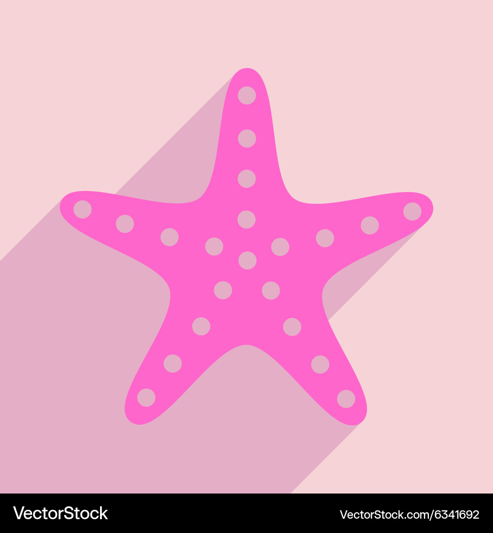 Flat with shadow icon and mobile application vector image