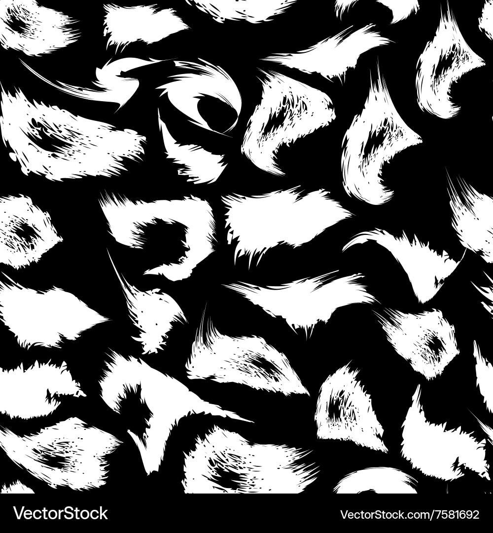 Leopard print pattern repeating seamless vector image