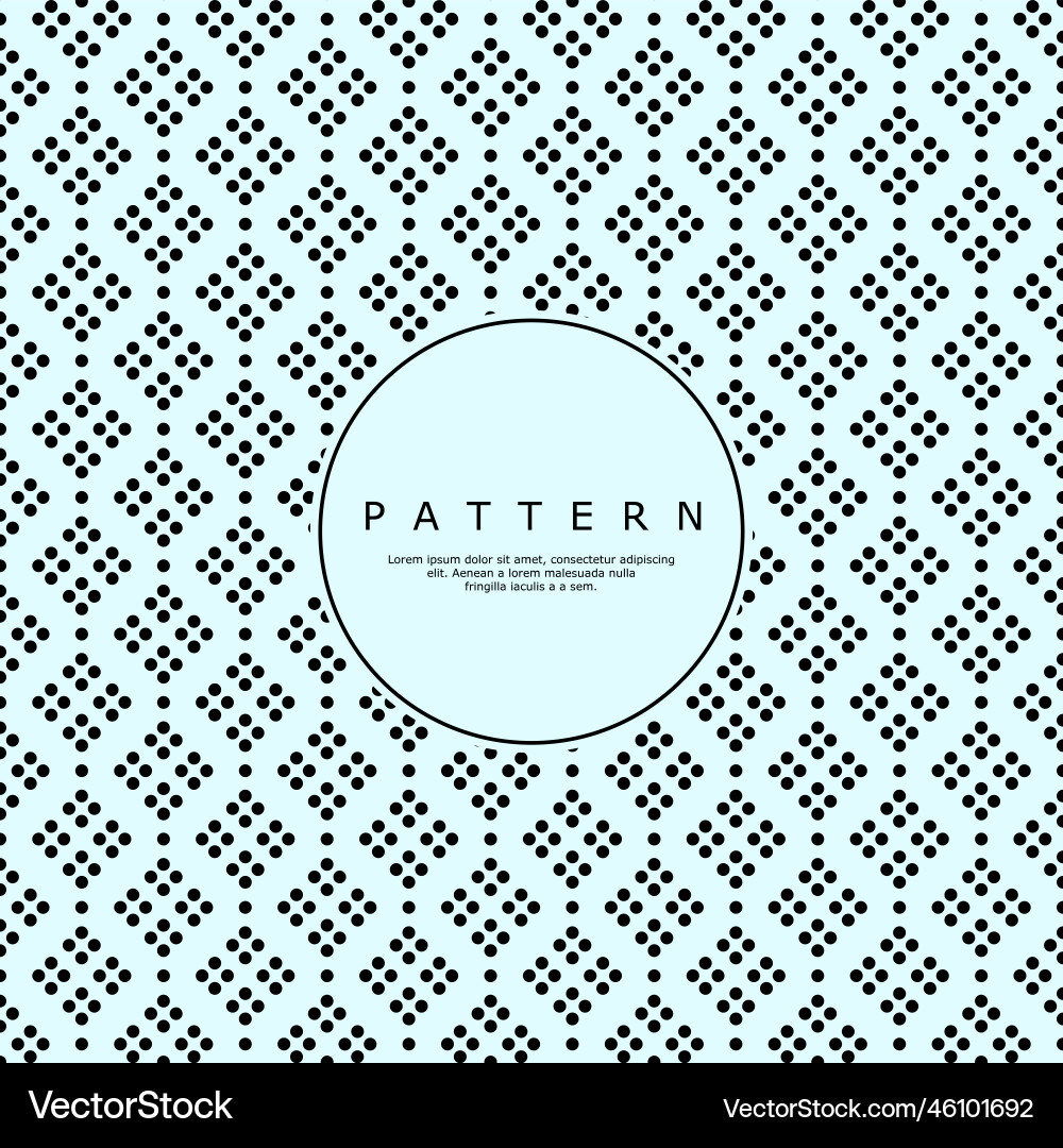 Minimalist square dots abstract pattern design vector image