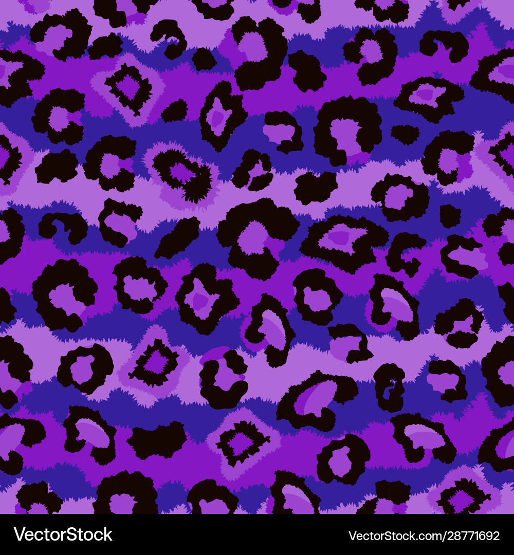Seamless leopard pattern Seamless leopard pattern vector image