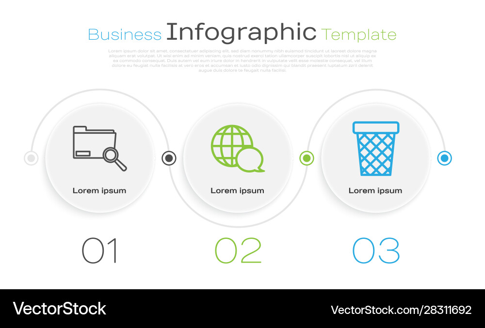 Set line search concept with folder world map Set line search concept with folder world map vector image