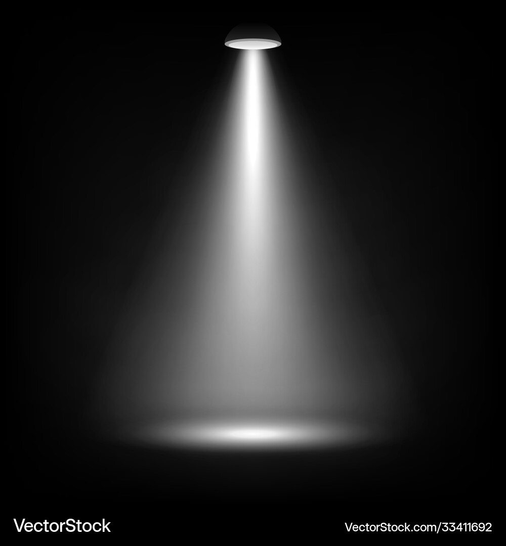 Spotlight on dark stage background – Royalty-Free Vector | VectorStock, image size:1000x1080