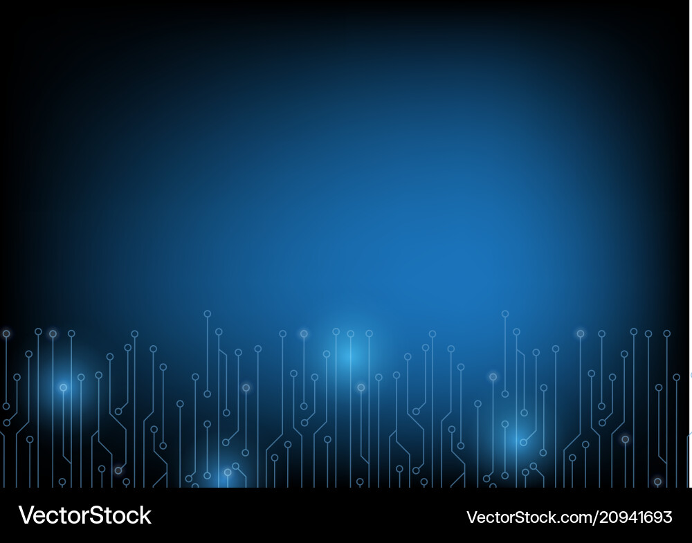 Abstract Technology Circuit Background vector image