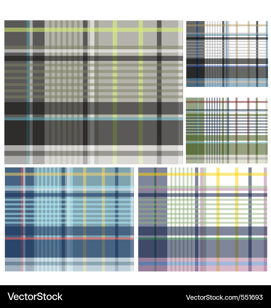 Classic Check Pattern Textile Vector Image