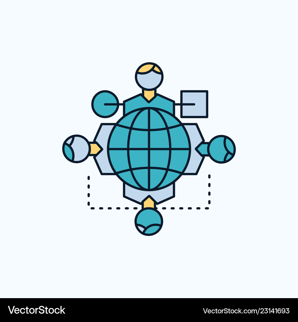 Function instruction logic operation meeting flat Function instruction logic operation meeting flat vector image