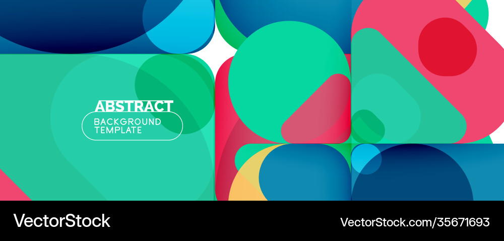 Modern geometric round shapes and dynamic lines Modern geometric round shapes and dynamic lines vector image