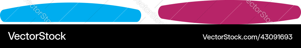 Rectangle banner plaque button shape with distort Vector Image