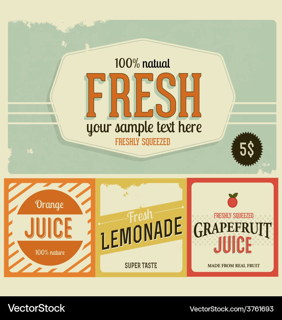 Refreshing Lemonade Slice Vector Image