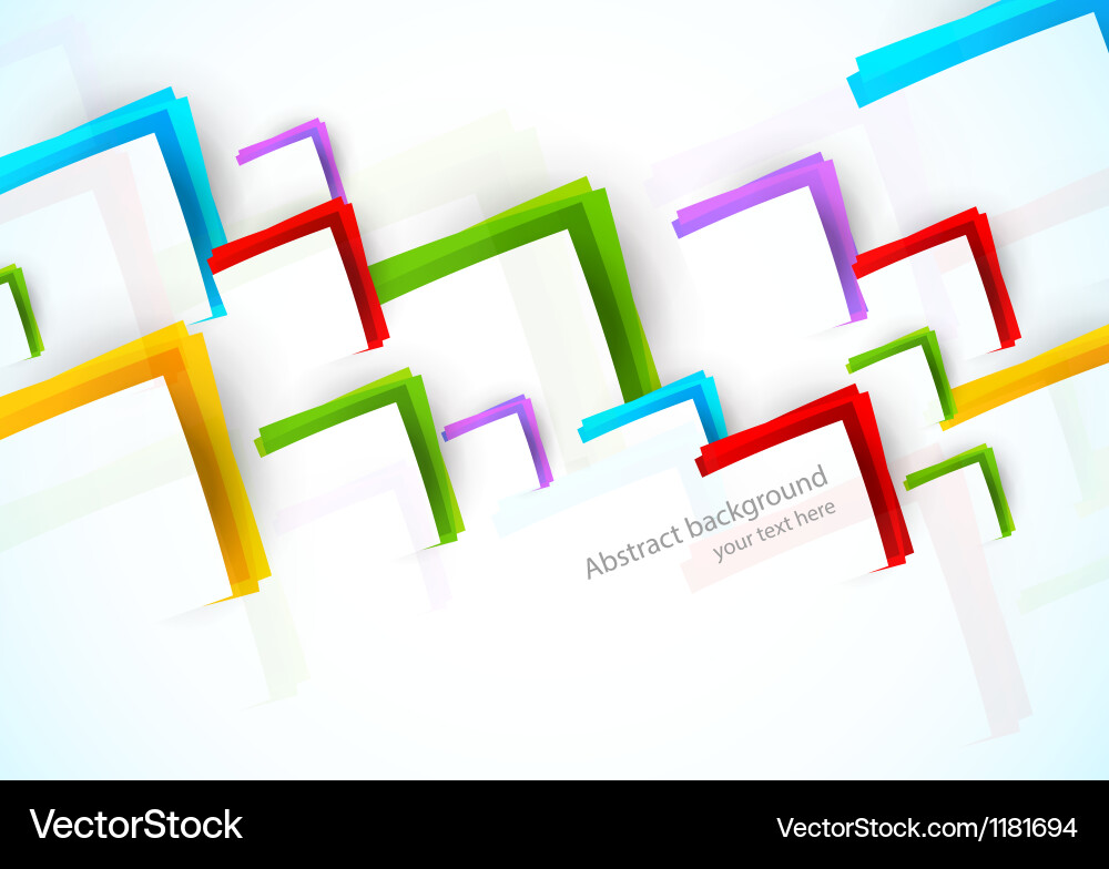 Abstract colorful background vector image