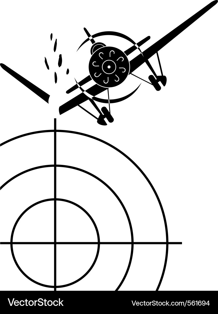 Aerial Combat Vector Image