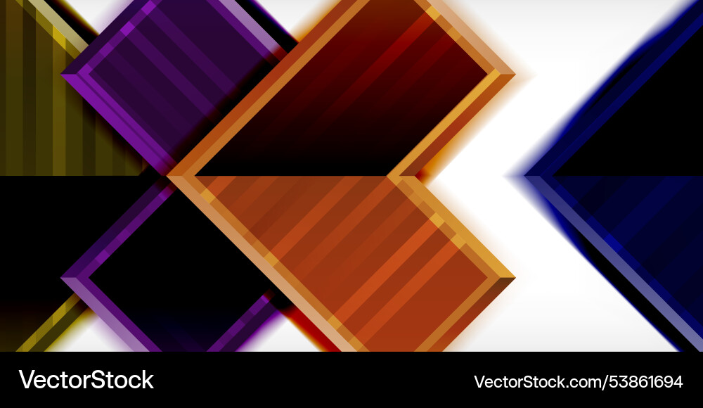 Arrow symbols created with 3d effects and line Arrow symbols created with 3d effects and line Vector Image