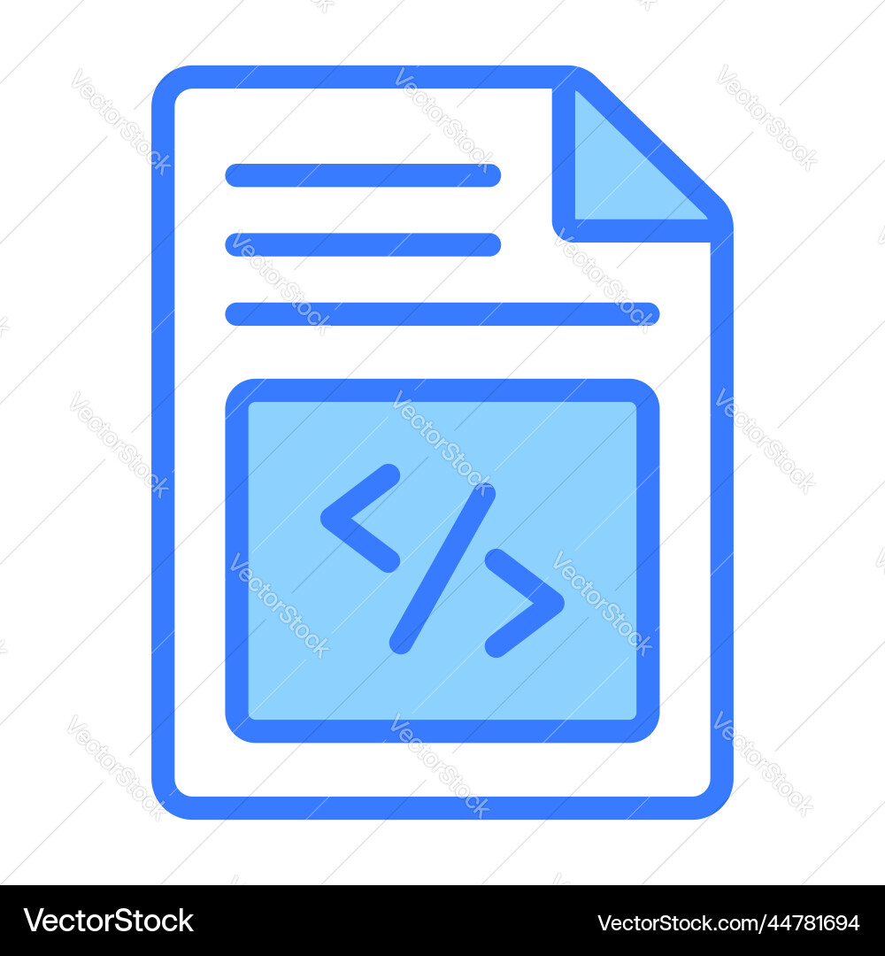 Coding icon user interface as a simple sign Vector Image