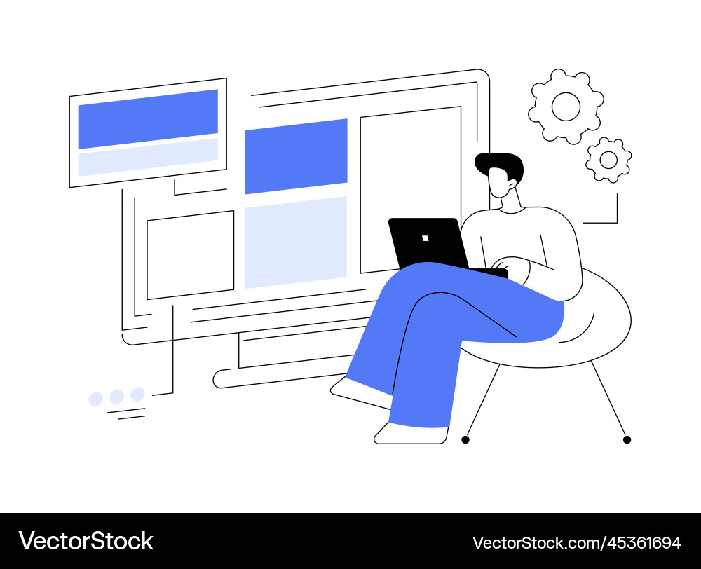Copy optimization abstract concept Copy optimization abstract concept vector image