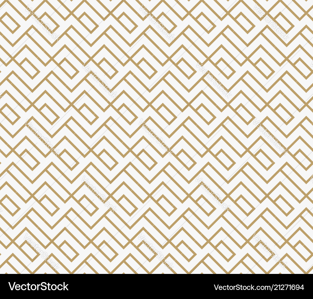Geometric seamless pattern with line modern vector image