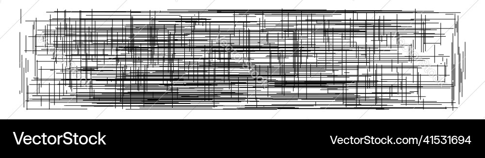 Grid mesh of random lines reticle grating Vector Image