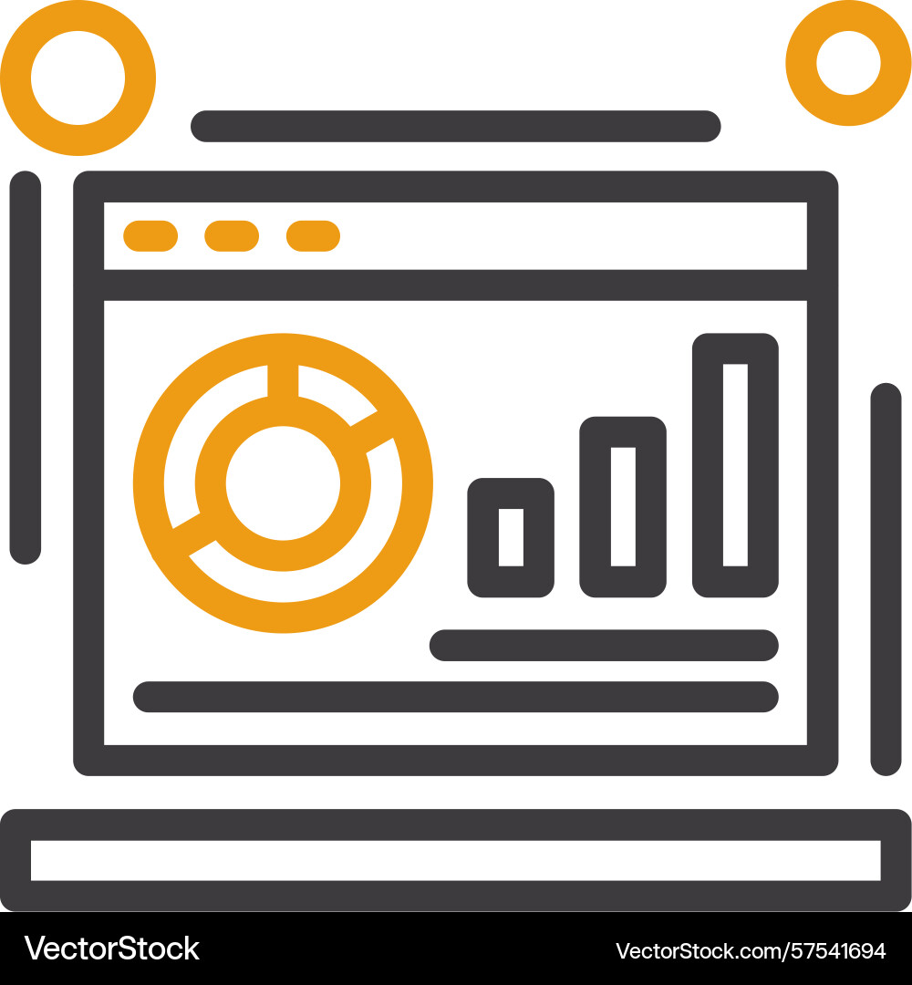 Metrics two color icon Vector Image